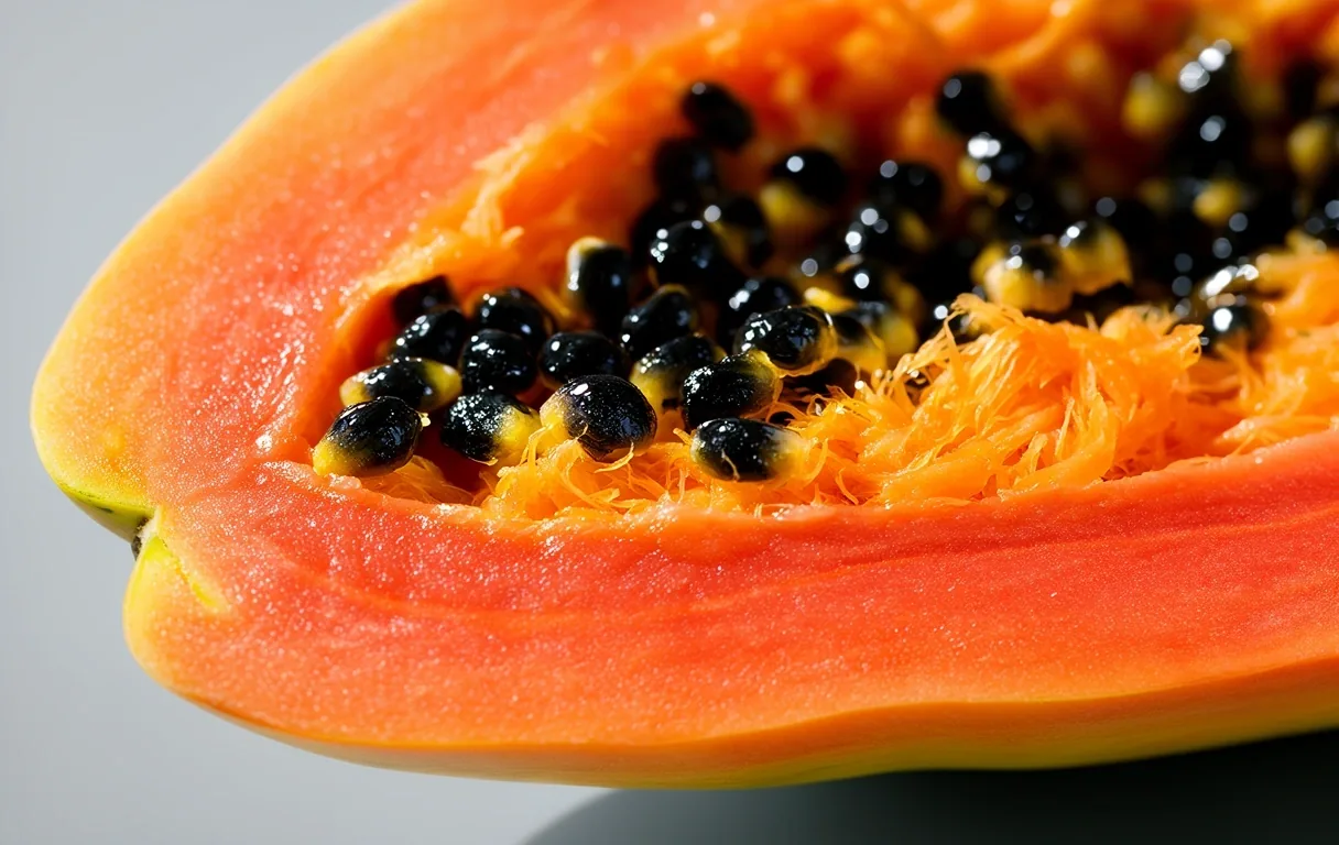 Microscopia de Papaya