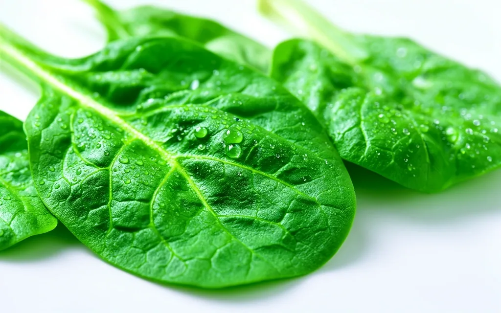 Hojas verdes frescas
