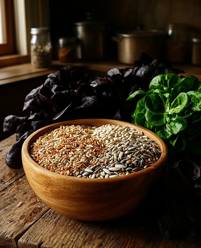 Vegetales de hoja verde frescos